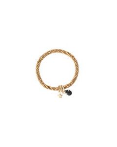 Jacky Black Onyx Star Gold Bracelet