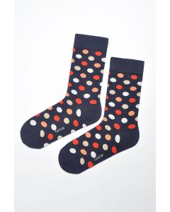 Socken big dots red