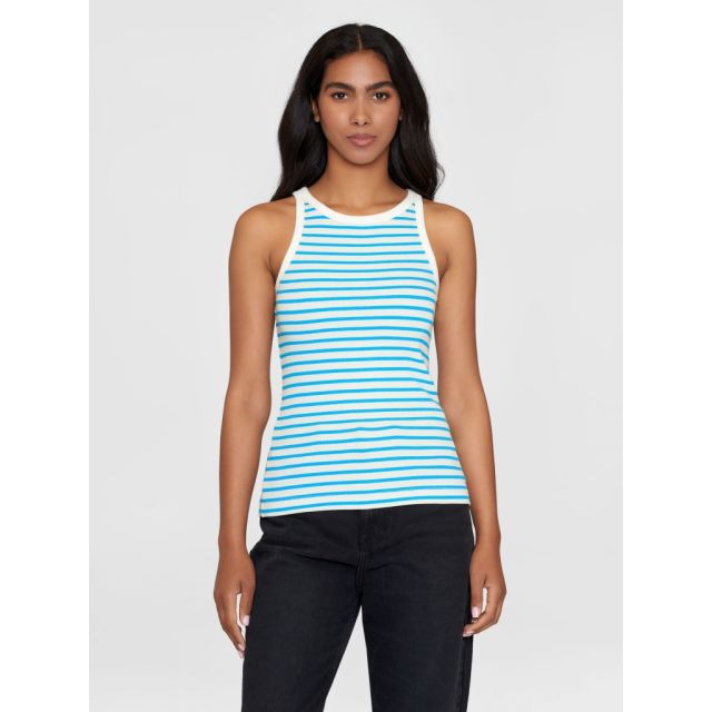Striped racer rip top