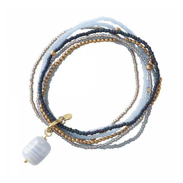 Nirmala Blue Lace Agate GC Bracelet